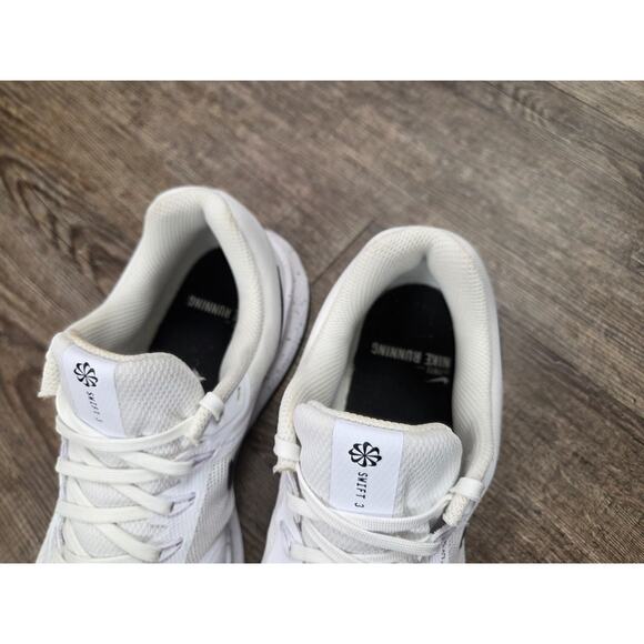 Nike Womens Run Swift 3 White/black Running Sneakers Shoes IB4370-100 Size 7.5 - Picture 3 of 10